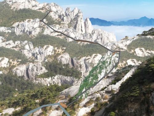 灵山景区扶梯与美景