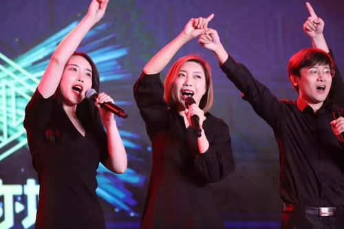 选手唱高音特写