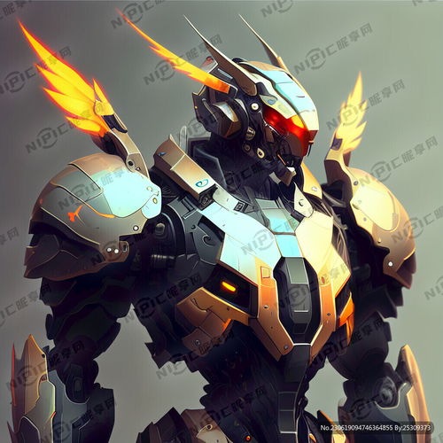 炫酷的机甲潮玩组合