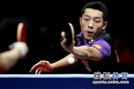 许昕在比赛中的精彩瞬间