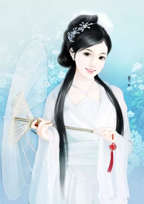 秋天里，那琥珀流光下的绝美女子