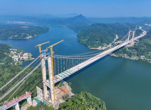 洞庭溪沅水特大桥合龙
