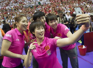 中国女乒团队风采