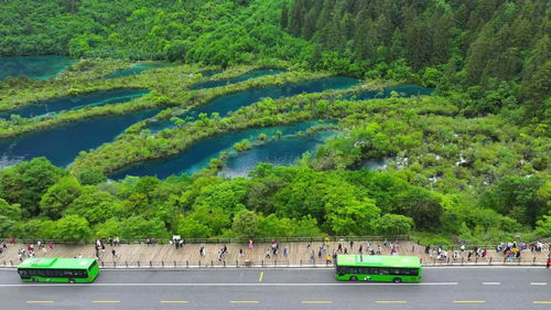 游客在景区游玩场景