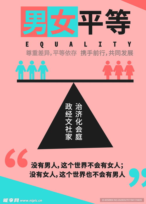 男女平等宣传画