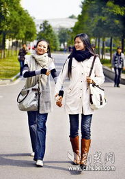 女大学生校园生活照片