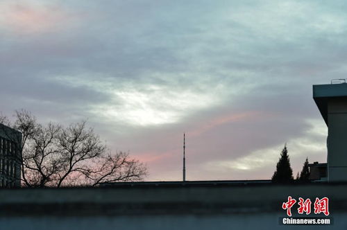 空姐村傍晚时分的美丽画面