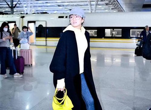 殷若宁与宝马车合影