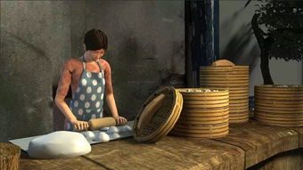 兮然认真训练的画面