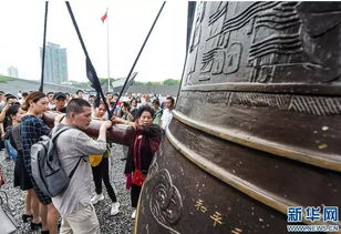 马库斯撞响和平大钟