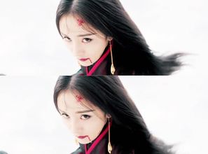 杨幂在新作品中的霸气形象