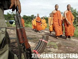 柬泰士兵对峙场景