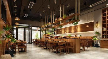 面馆内部环境布置