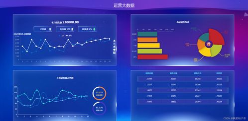 大数据分析界面