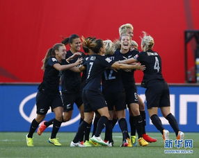 新西兰队球员庆祝进球