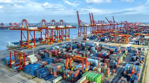 繁忙的贸易港口