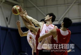 中国男篮激烈对抗新西兰队