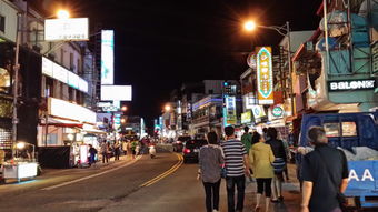 台湾夜市繁华景象