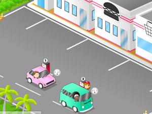 加油站繁忙场景