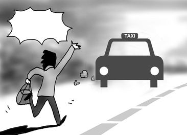 司机们对水泥墩设置不满