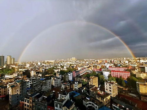 北京雨后双彩虹，绝美景观引众人惊叹