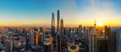 陆家嘴天际线水墨画