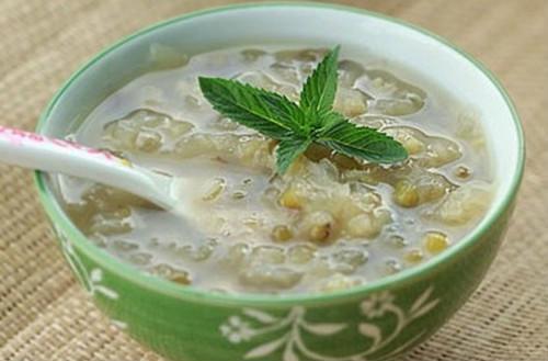 冰爽绿豆汤