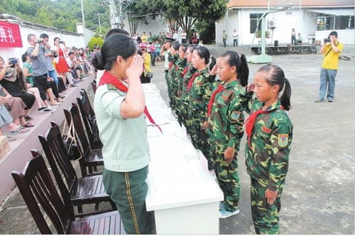 精神抖擞的士兵队伍