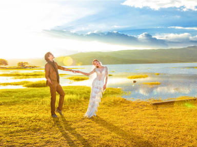 这是大理旅拍店所在的街道景色