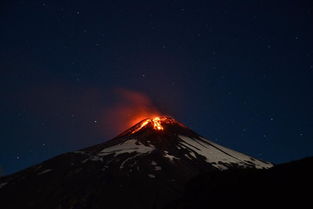 火山喷发后的景象