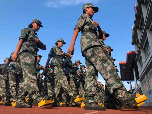 受阅官兵坚持训练