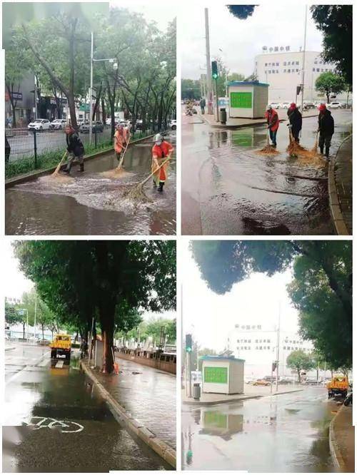 航拍西安降雨过程，压迫感满满！