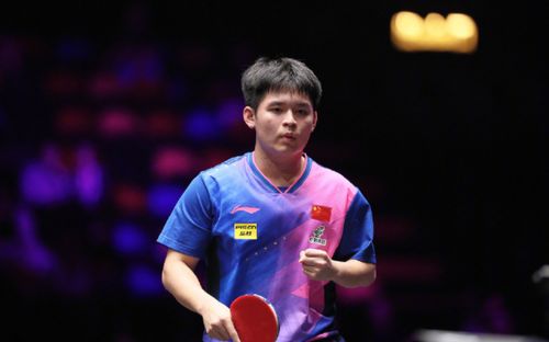 林诗栋露出自信的笑容