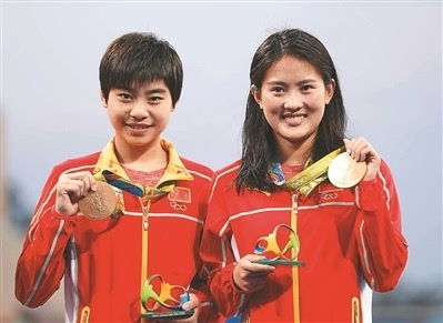 刘宇婕夺冠后的庆祝画面