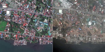 台风过后灾区一片狼藉