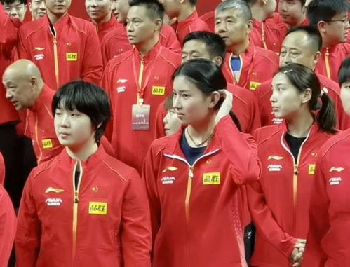国乒女队合影