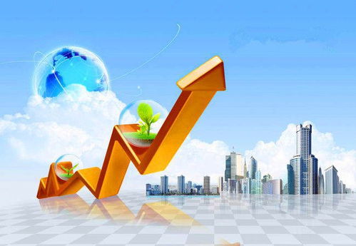 金融市场风云变幻插画