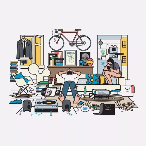 人们日常生活场景图