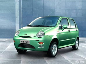 贴着卡通贴纸的奇瑞QQ冰淇淋205圣代版