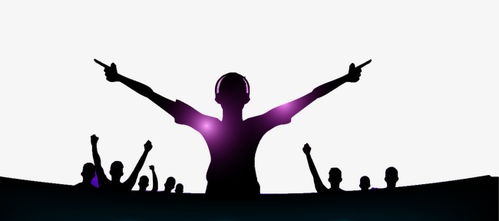 音乐爱好者欢呼