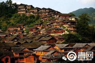抖音平台上展示的精美村落画面