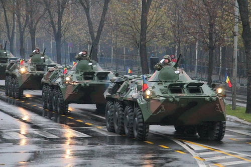 阅兵仪式彩排现场图景