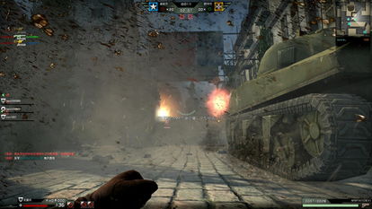 双方激烈战斗场景