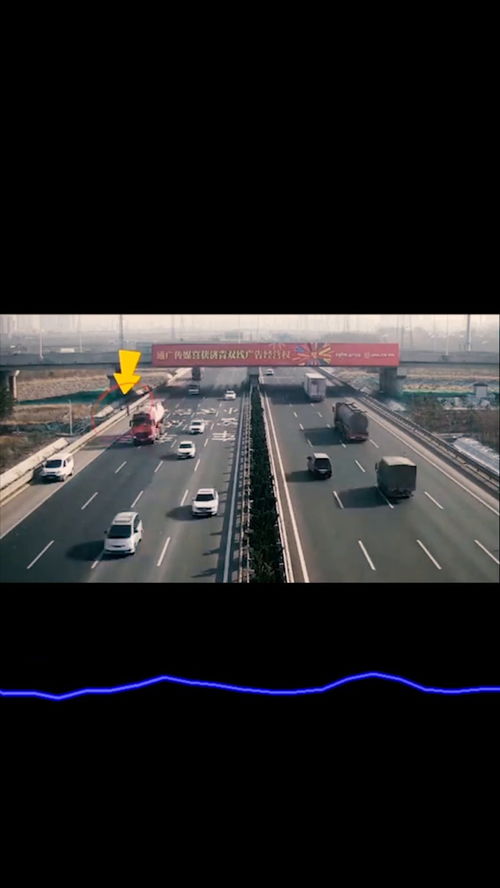 高速公路上两辆车并行，其中一辆车上有戴面具的人