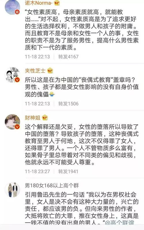 网友评论截图，各种观点都有