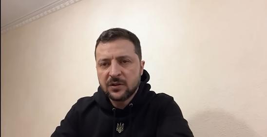 泽连斯基发言视频截图