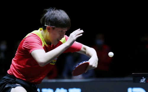 王楚钦露出自信的笑容