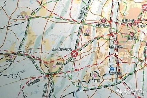 重庆新机场规划示意图