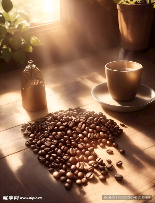 咖啡豆研磨场景