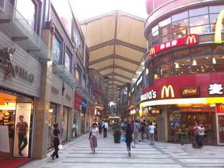 商业街购物画面